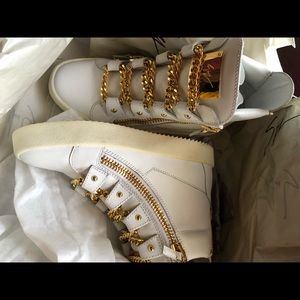 Giuseppe zanotti chain sneakers